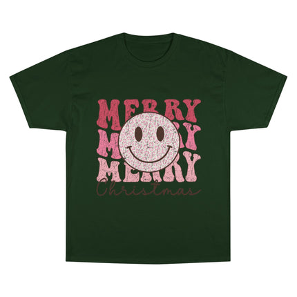 Champion-T-Shirt mit Weihnachtsmotiv