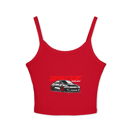 Auto-Enthusiasten Themen Damen Spaghetti Strap Tank Top 