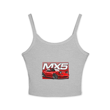 Auto-Enthusiasten Themen Damen Spaghetti Strap Tank Top 