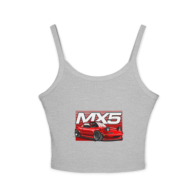Auto-Enthusiasten Themen Damen Spaghetti Strap Tank Top 