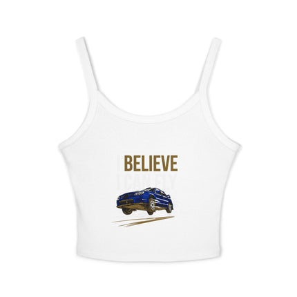 Auto-Enthusiasten Themen Damen Spaghetti Strap Tank Top 