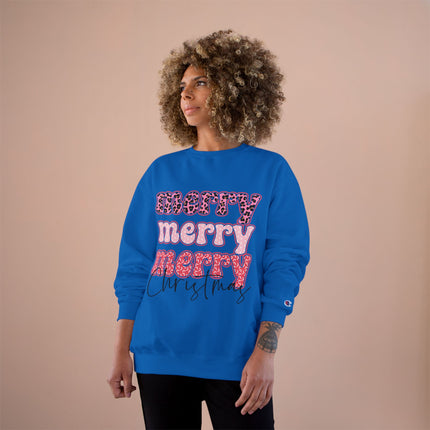 Christmas themed Champion Sweatshirt