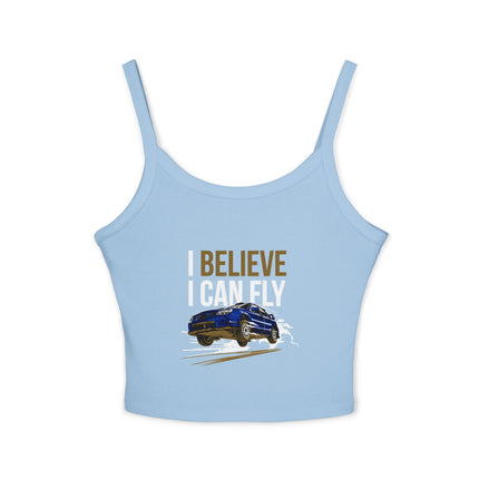 Auto-Enthusiasten Themen Damen Spaghetti Strap Tank Top 