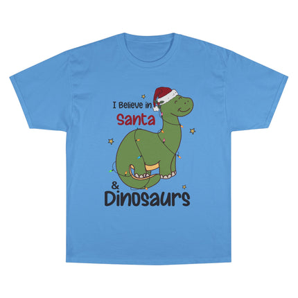 Champion-T-Shirt mit Weihnachtsmotiv