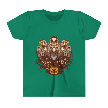 Halloween-Kurzarm-T-Shirt für Jugendliche