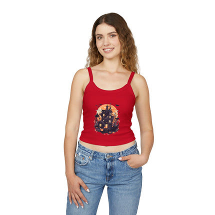 Halloween-Themen Damen Spaghetti Strap Tank Top 