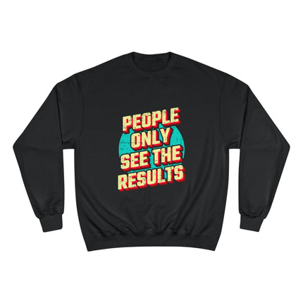 Champion-Sweatshirt mit Typografie-Motiv