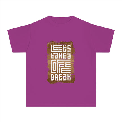 Typography themed Youth Midweight Tee