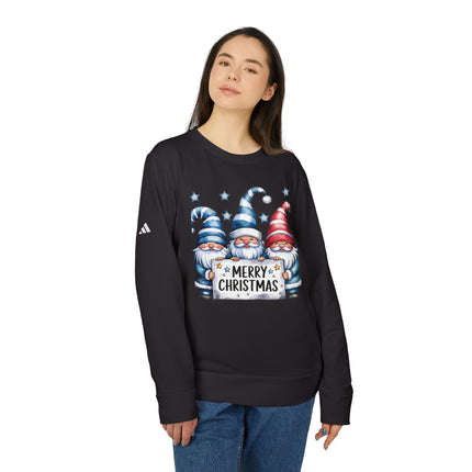 Christmas themed Adidas Unisex Fleece Crewneck Sweatshirt