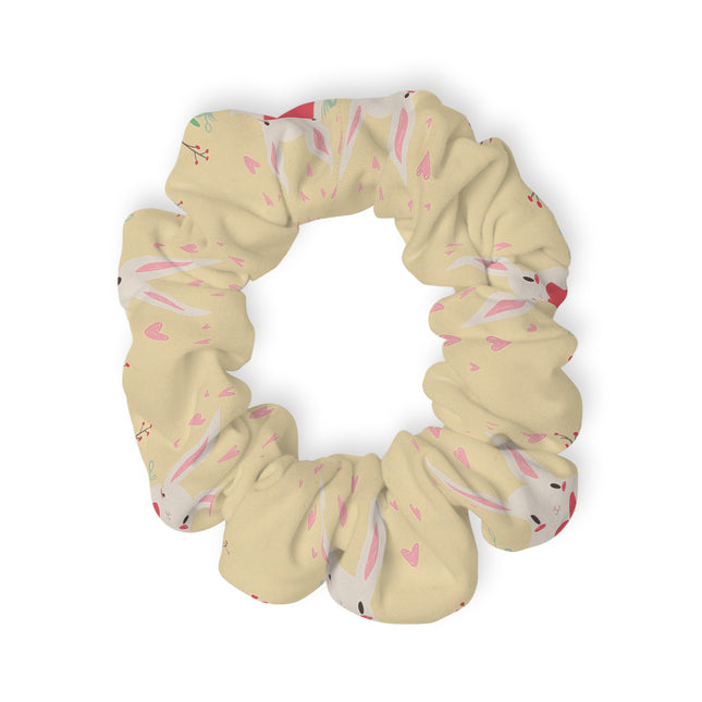Cute Bunny with love design themed Scrunchie