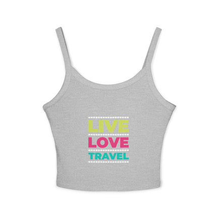 Typografie Themen Damen Spaghetti Strap Tank Top 
