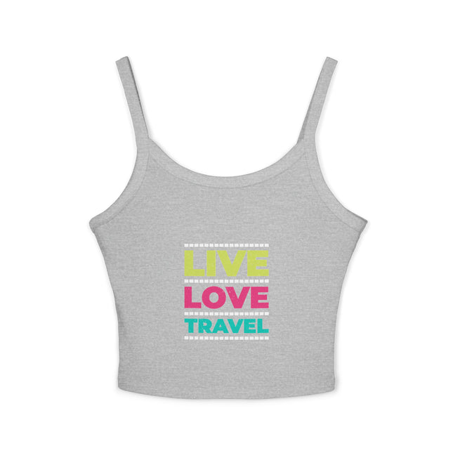 Typografie Themen Damen Spaghetti Strap Tank Top 