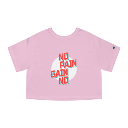 Typography themed Champion Women's Heritage Cropper T-Shirt