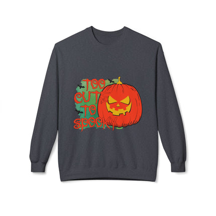 Halloween-Themen-Unisex-Midweight-Softstyle-Fleece-Crewneck-Sweatshirt
