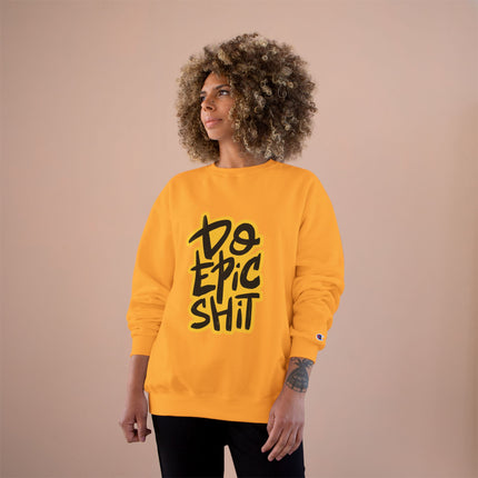 Champion-Sweatshirt mit Typografie-Motiv