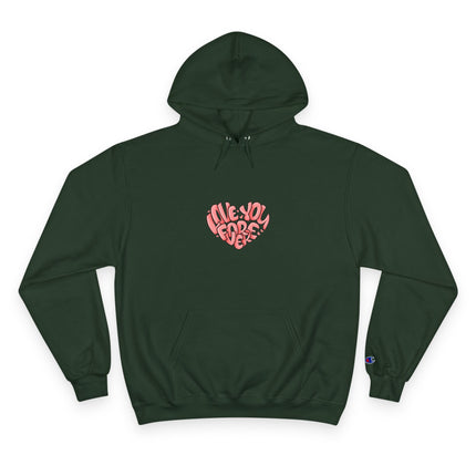 Typography themed Champion Hoodie