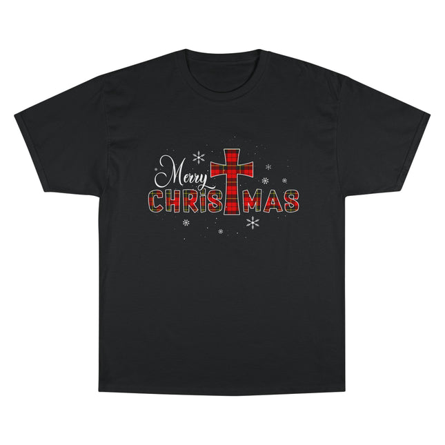 Champion-T-Shirt mit Weihnachtsmotiv