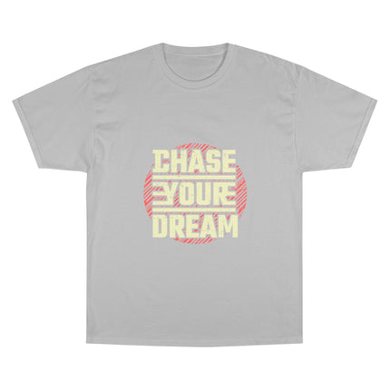 Champion-T-Shirt mit Typografie-Motiv