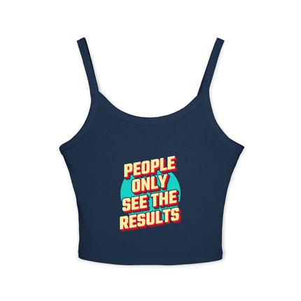 Typografie Themen Damen Spaghetti Strap Tank Top 