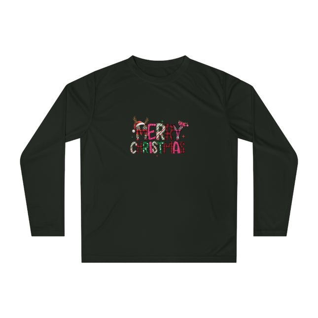 Christmas themed Unisex Performance Long Sleeve Shirt