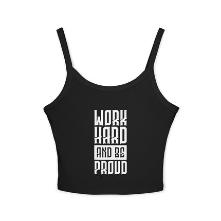 Typografie Themen Damen Spaghetti Strap Tank Top 