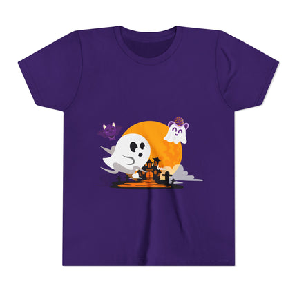 Halloween-Kurzarm-T-Shirt für Jugendliche