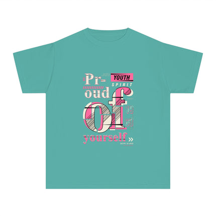 Typography themed Youth Midweight Tee