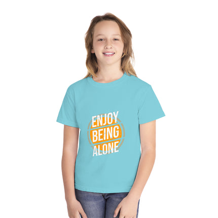 Typography themed Youth Midweight Tee