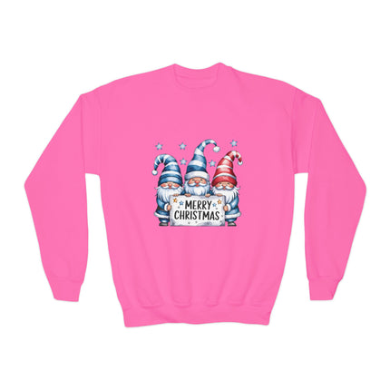 Christmas themed Youth Crewneck Sweatshirt