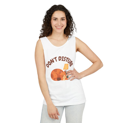 Dont Disturb Graphic design Unisex Garment-Dyed Tank Top