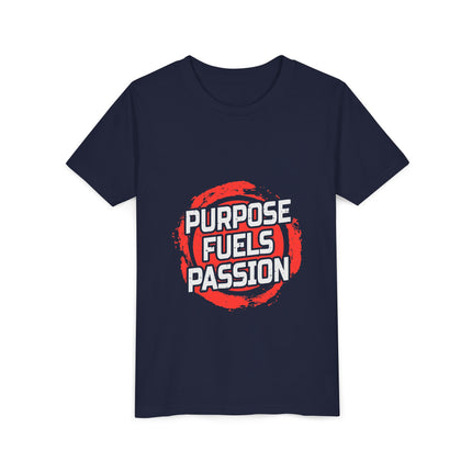 Kurzärmeliges Jugend-T-Shirt mit Typografie-Motiv