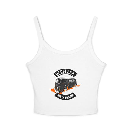 Auto-Enthusiasten Themen Damen Spaghetti Strap Tank Top 