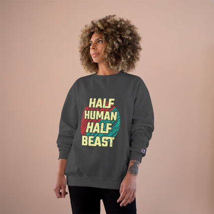 Champion-Sweatshirt mit Typografie-Motiv