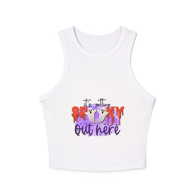 Halloween-Themen Damen Micro Rib Racer Tank Top
