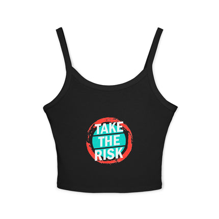 Typografie Themen Damen Spaghetti Strap Tank Top 
