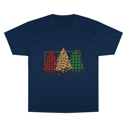 Champion-T-Shirt mit Weihnachtsmotiv