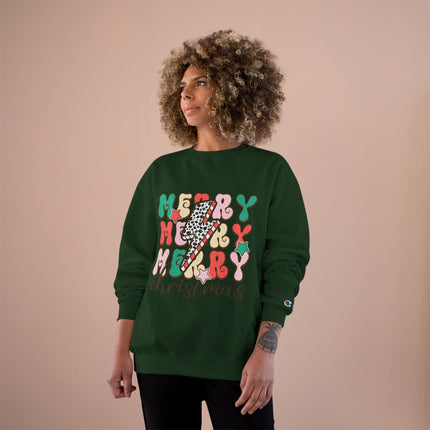 Christmas themed Champion Sweatshirt