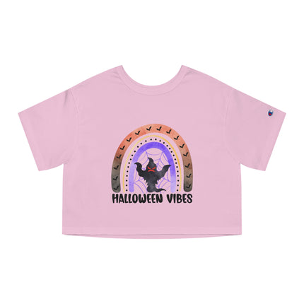 Champion Damen Heritage Cropper T-Shirt mit Halloween-Motiv