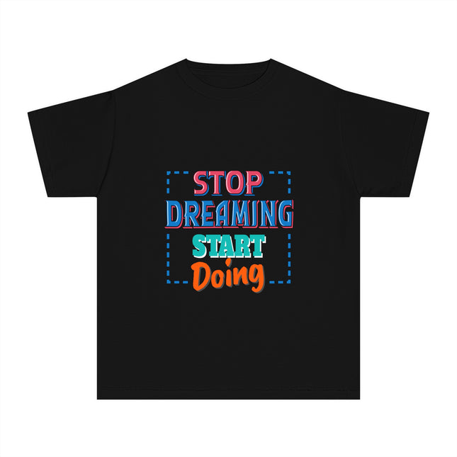 Typography themed Youth Midweight Tee