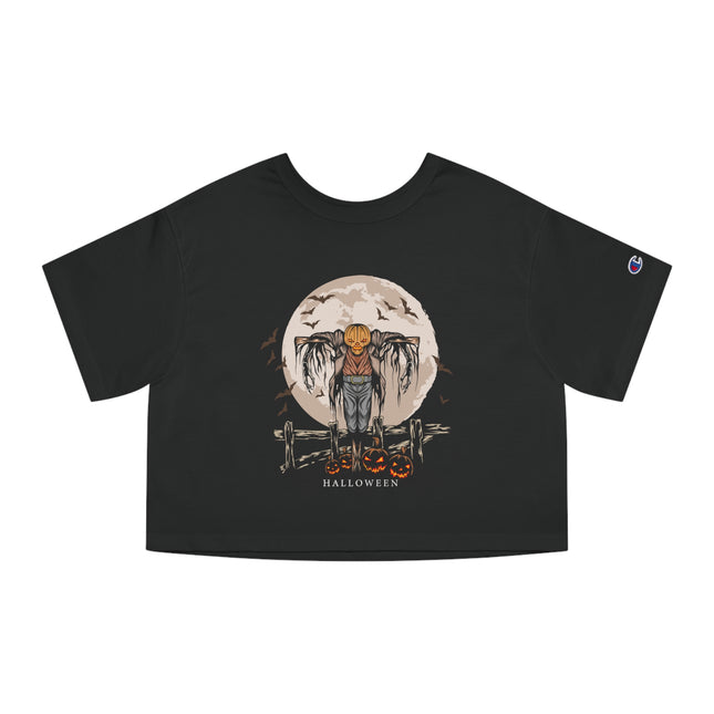 Champion Damen Heritage Cropper T-Shirt mit Halloween-Motiv
