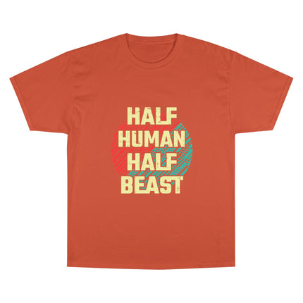 Champion-T-Shirt mit Typografie-Motiv