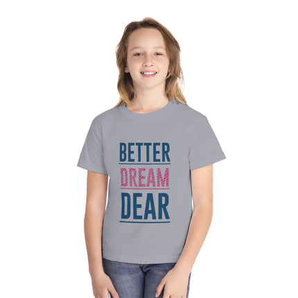 Typography themed Youth Midweight Tee