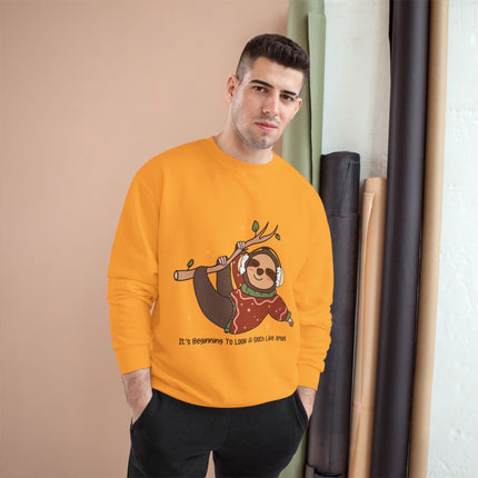 Christmas themed Champion Sweatshirt