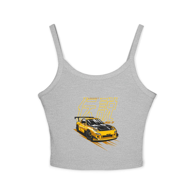 Auto-Enthusiasten Themen Damen Spaghetti Strap Tank Top 
