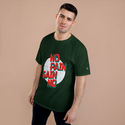 Champion-T-Shirt mit Typografie-Motiv