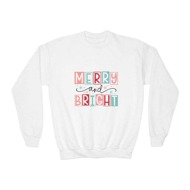 Christmas themed Youth Crewneck Sweatshirt