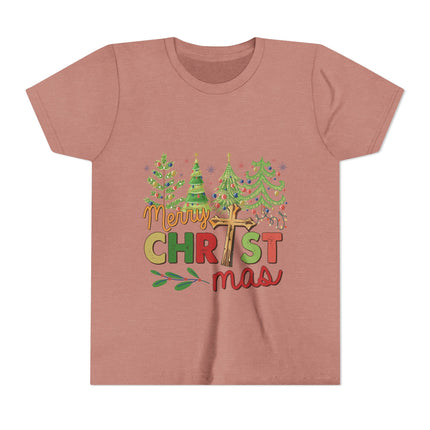 Christmas themed Youth Short Sleeve Tee