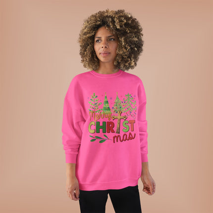 Christmas themed Unisex EcoSmart Crewneck Sweatshirt