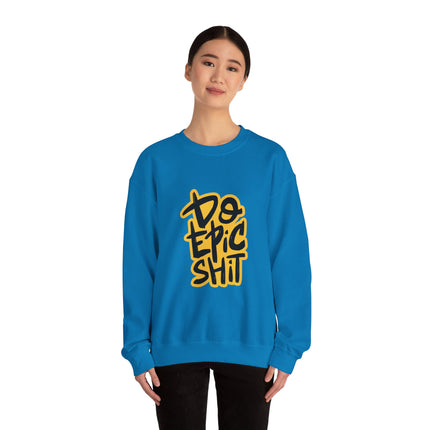 Unisex Heavy Blend Crewneck Sweatshirt mit Typografie-Motiv