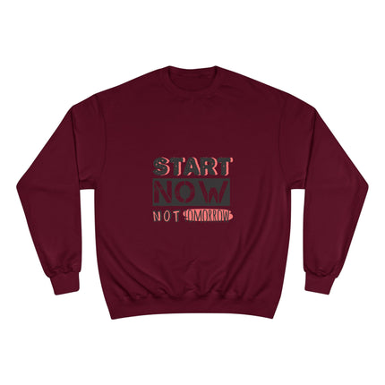 Champion-Sweatshirt mit Typografie-Motiv